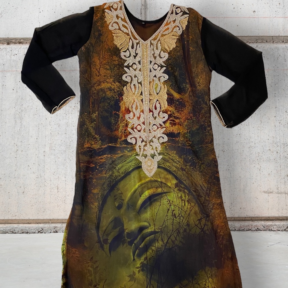 Vintage Buddha tunic/dress - Picture 2 of 8